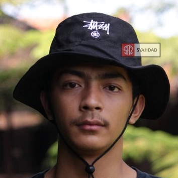 Topi rimba arei pria wanita outdoor topi gunung hiking tali distro