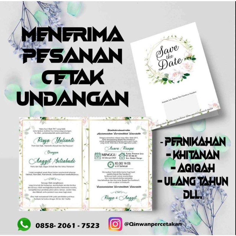 

undanganpernikahanelegan,simple,&murah