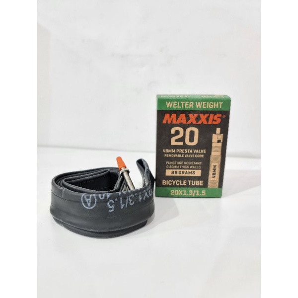 Ban dalam sepeda Maxxis Walter weight 20 x 1.3/1.5 FV 48mm