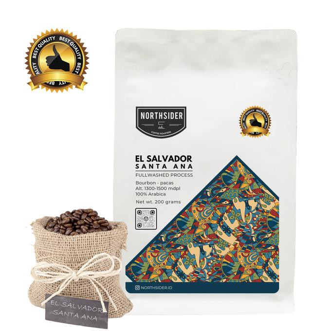 

BIJI KOPI ARABIKA EL SALVADOR SANTA ANA WASHED -200GR NORTHSIDER COFFE - BIJI KOPI