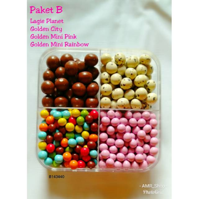 

Coklat Tray Sekat 4 Paket B