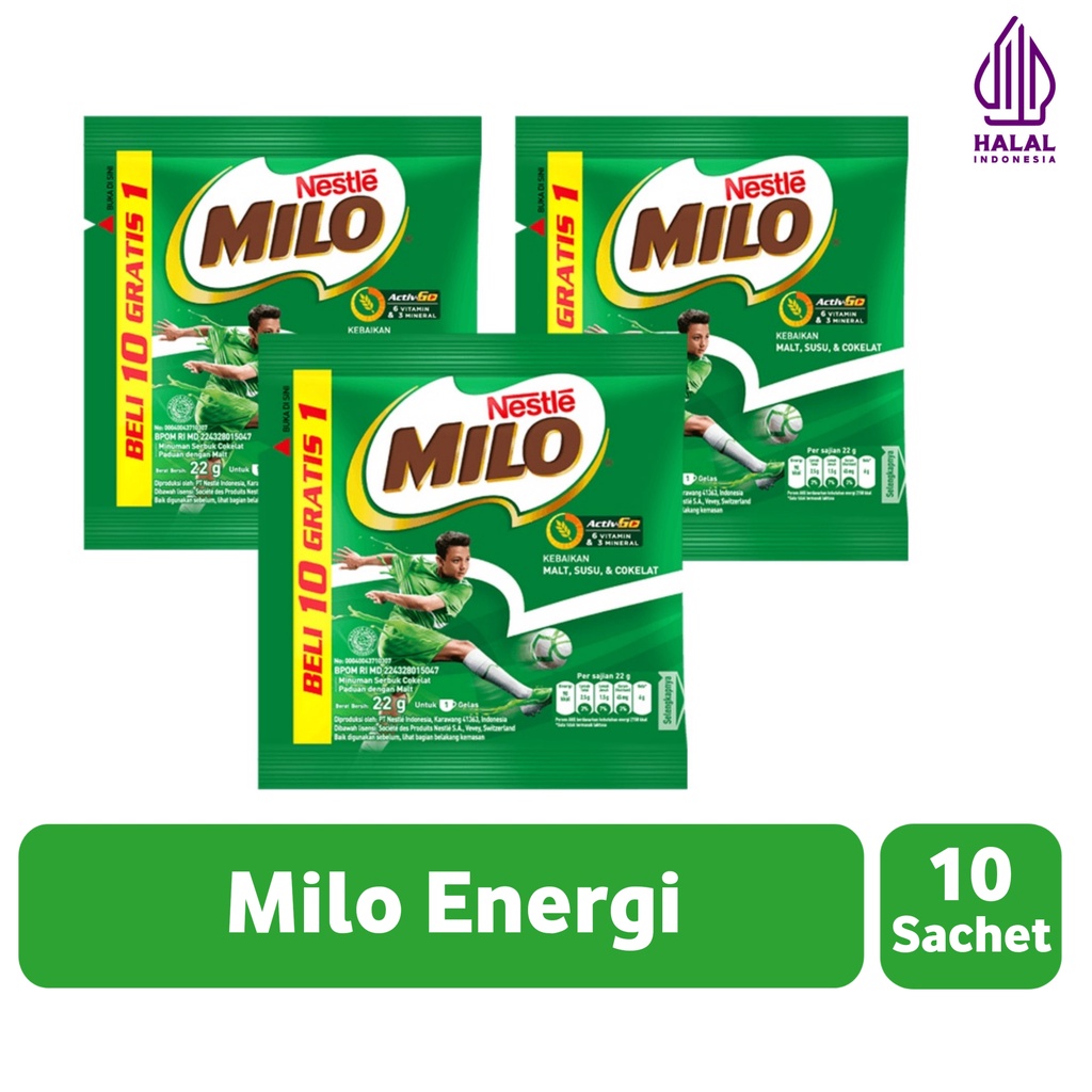 

MILO renceng 10pcs+1pcs