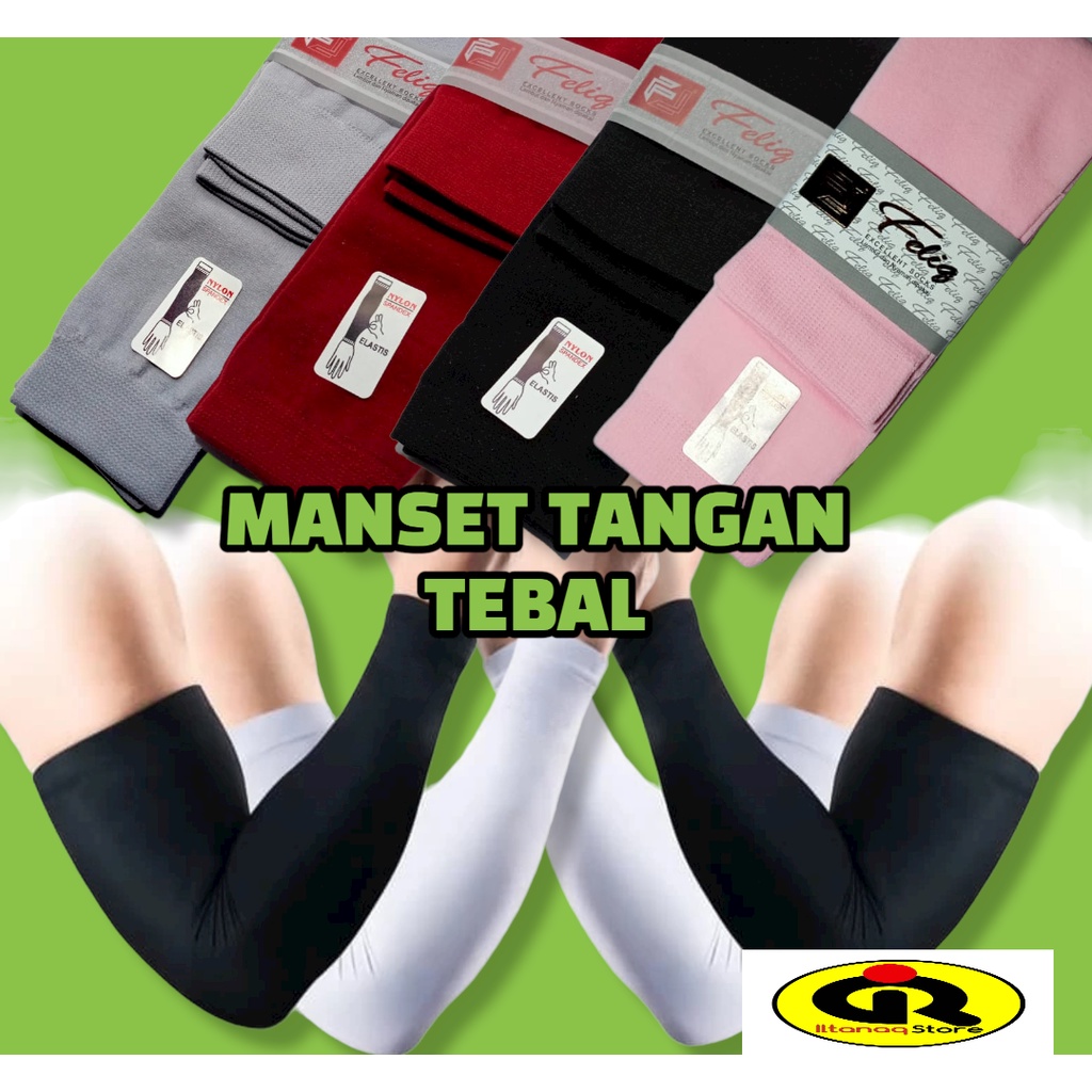 Manset Tangan Tebal Berkualitas/Manset Tangan Polos/Sarung Lengan Sport ( PREMIUM ) SERI 05