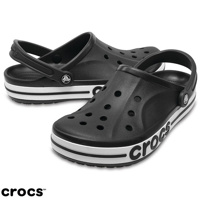 Sandal Crocs Baya Clog / Sandal Perawat / Sandal Unisex / Sandal Laki laki dan Perempuan / Sandal Tahan Air - Black - -205089-066