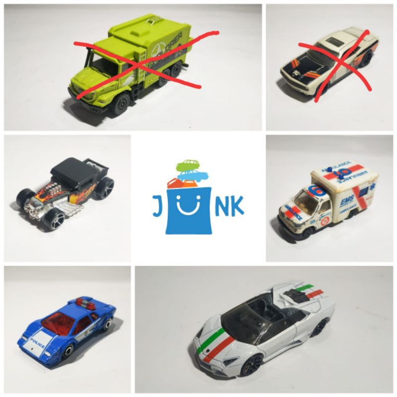 Hot wheels loose junk bekas second Lamborghini Bone Shaker BAHAN CUSTOM / DIORAMA