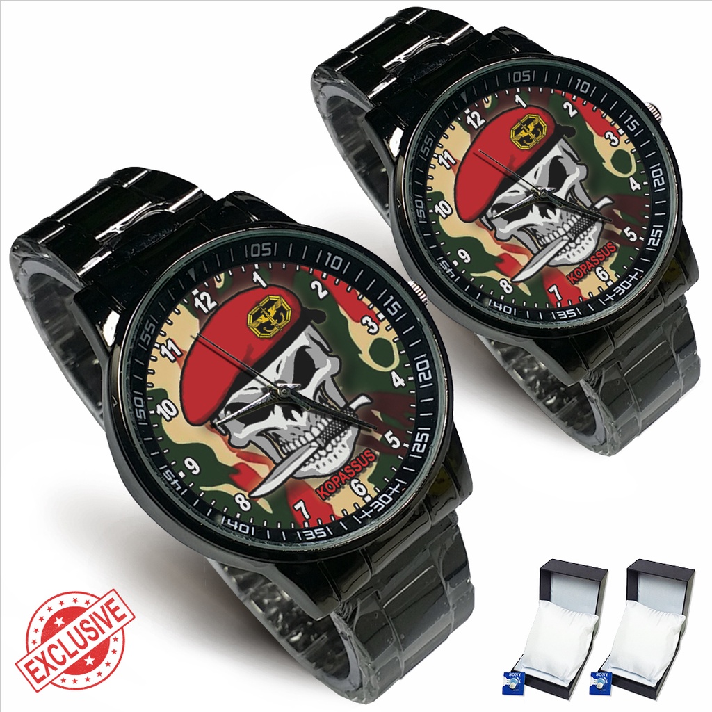 Jam Tangan Rantai Couple KOPASSUS - 02 (Special)