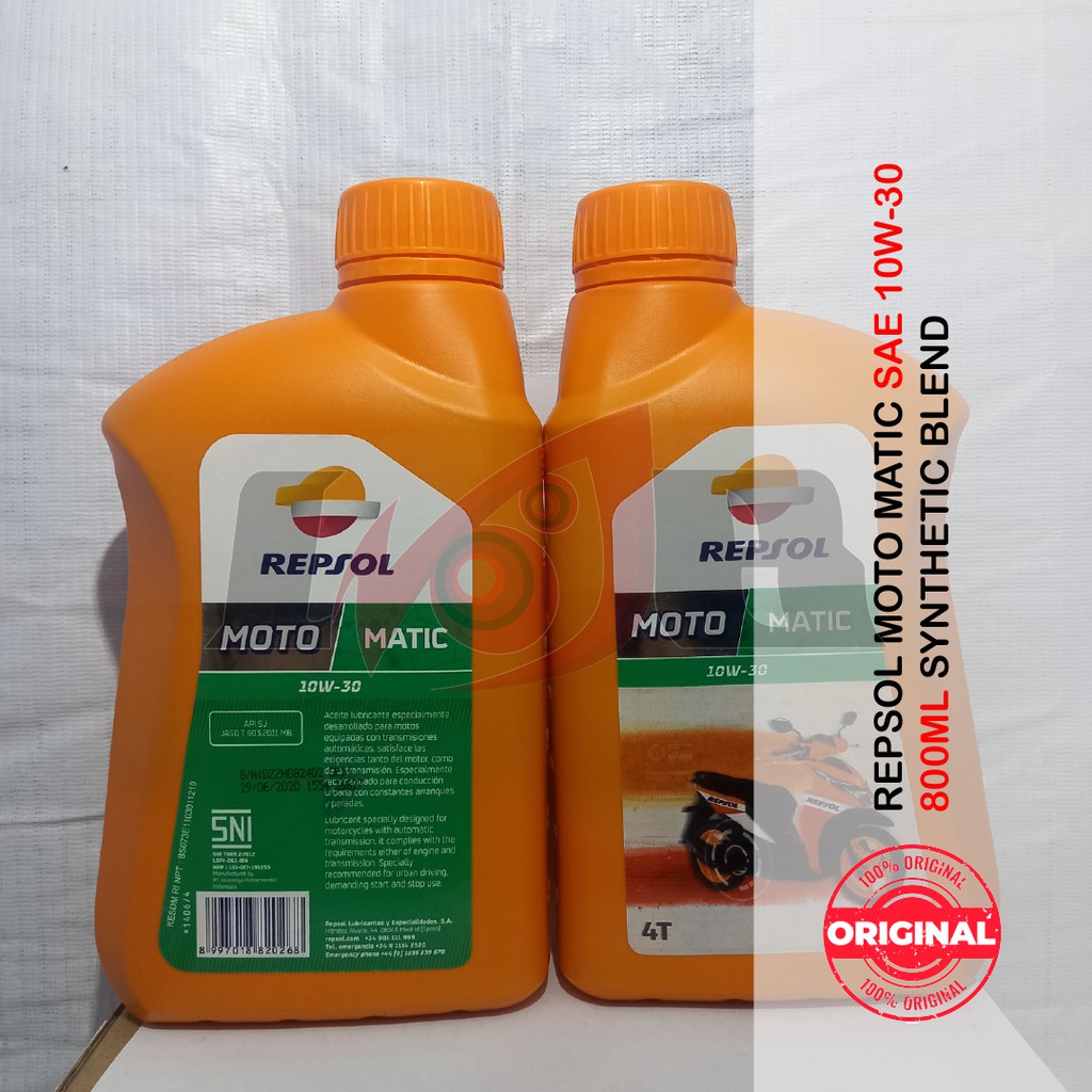 Oli Repsol Matic Moto 10w30 motor matik 800ml