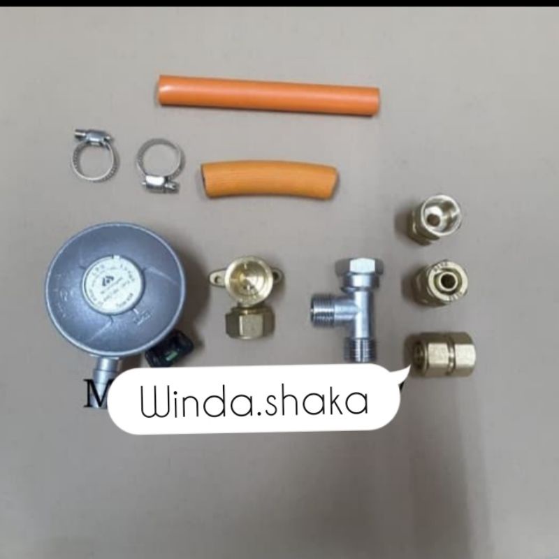 Perlengkapan instalasi Luar Water Heater Gas