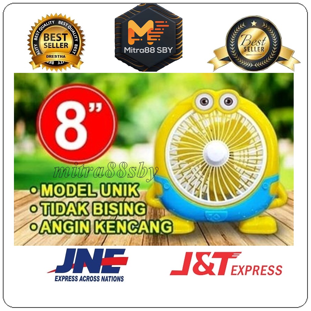 Mitra88sby Kipas Angin Karakter Listrik  Jumbo 8inch