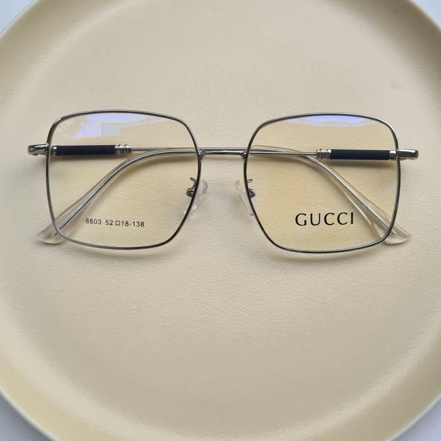 frame wanita gucci kotak / frame kacamata gucci f8803