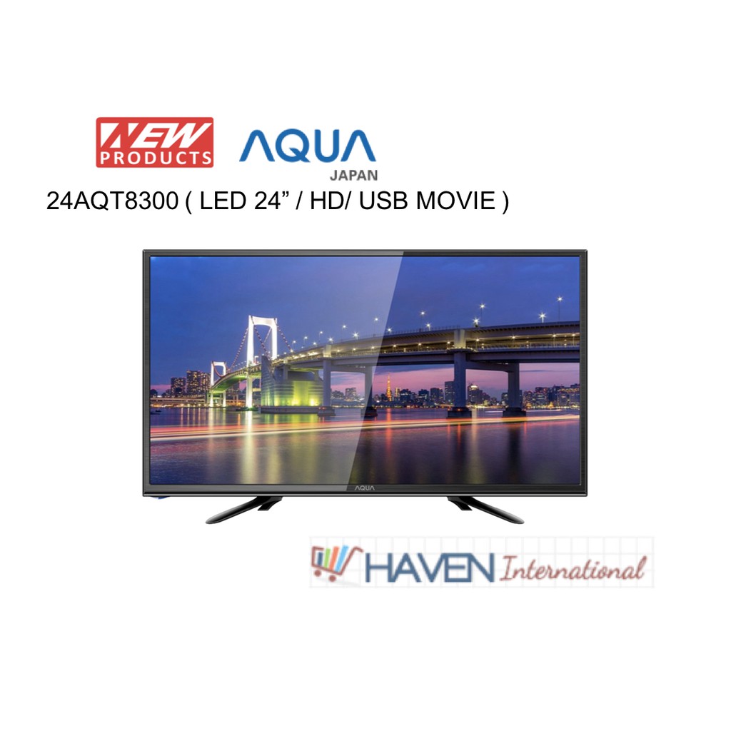 [MURAH] TV Aqua 24AQT8300 / LED 24 inch / HD / USB