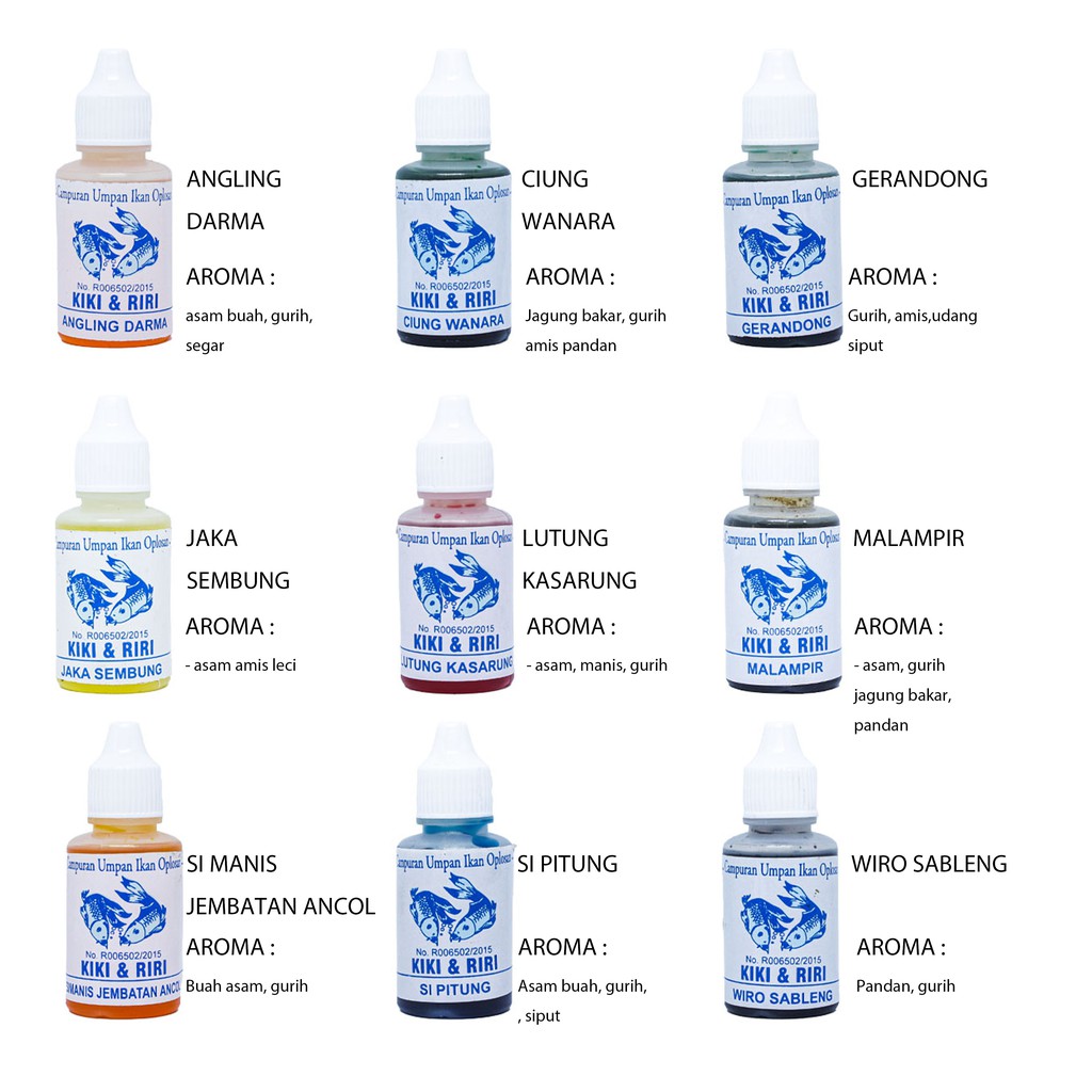 Umpan Pancing Essen legendaris kiki Riri Oplosan 30ml original