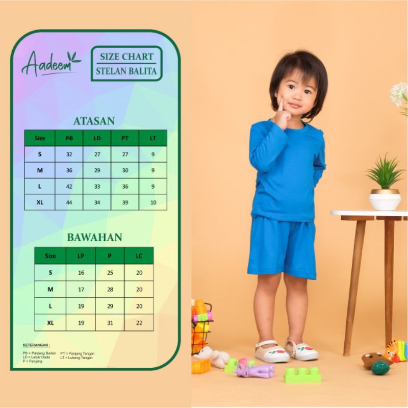 Setelan Kaos Polos Balita / Stelan Kaos Balita / Kaos Balita Laki-laki / Kaos Balita Perempuan