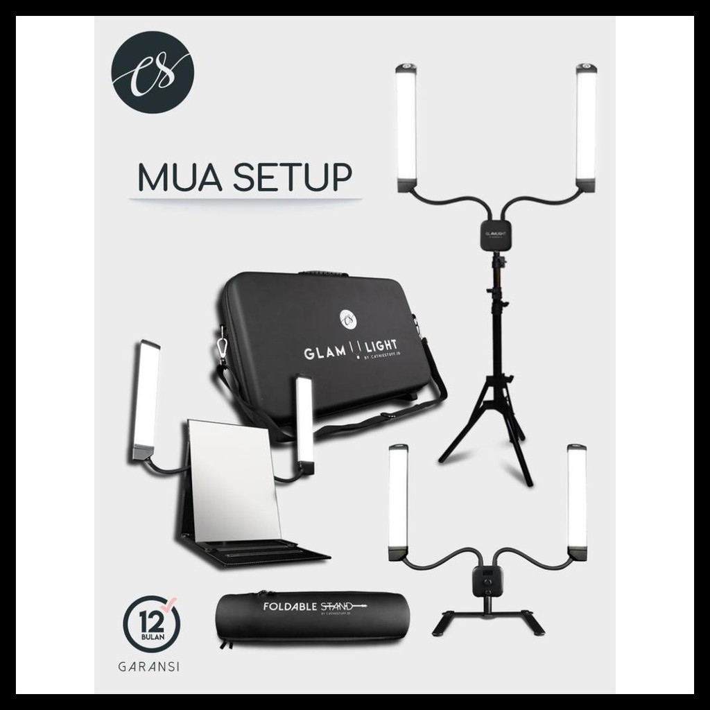 {BISA COD} GLAMLIGHT MUA SETUP HEMAT Kode 295