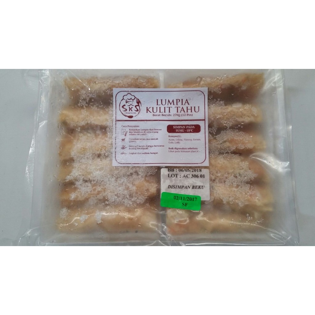 Lumpia kulit tahu Frozen