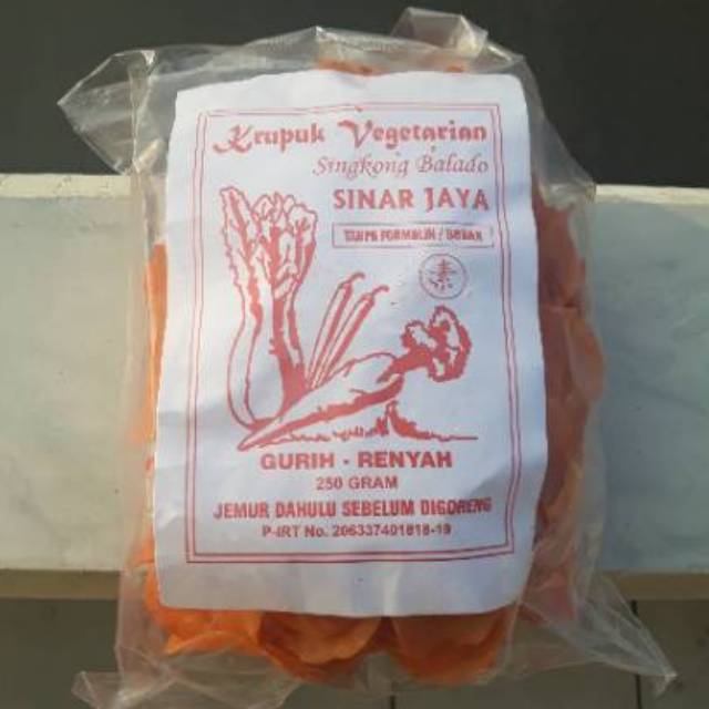 

Kerupuk - Krupuk Singkong Balado Vegetarian / Vegan Sinar Jaya