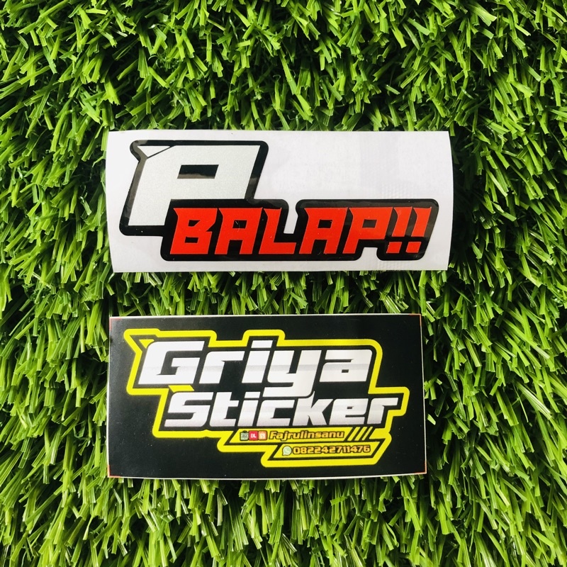 Sticker cutting - Stiker PBALAP racing balap