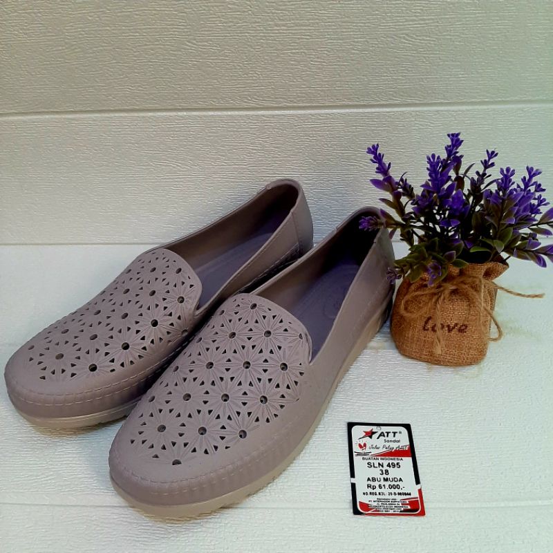 Sepatu Karet Wanita Pro ATT SLN 495 /Sepatu Karet Wanita Slip On Anti Air Uk; 37-40