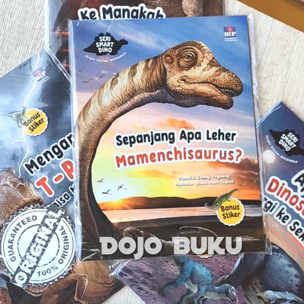 Buku Seri Smart Dino: Sepanjang Apa Leher Mamenchisaurus? by Zhang Yuguang