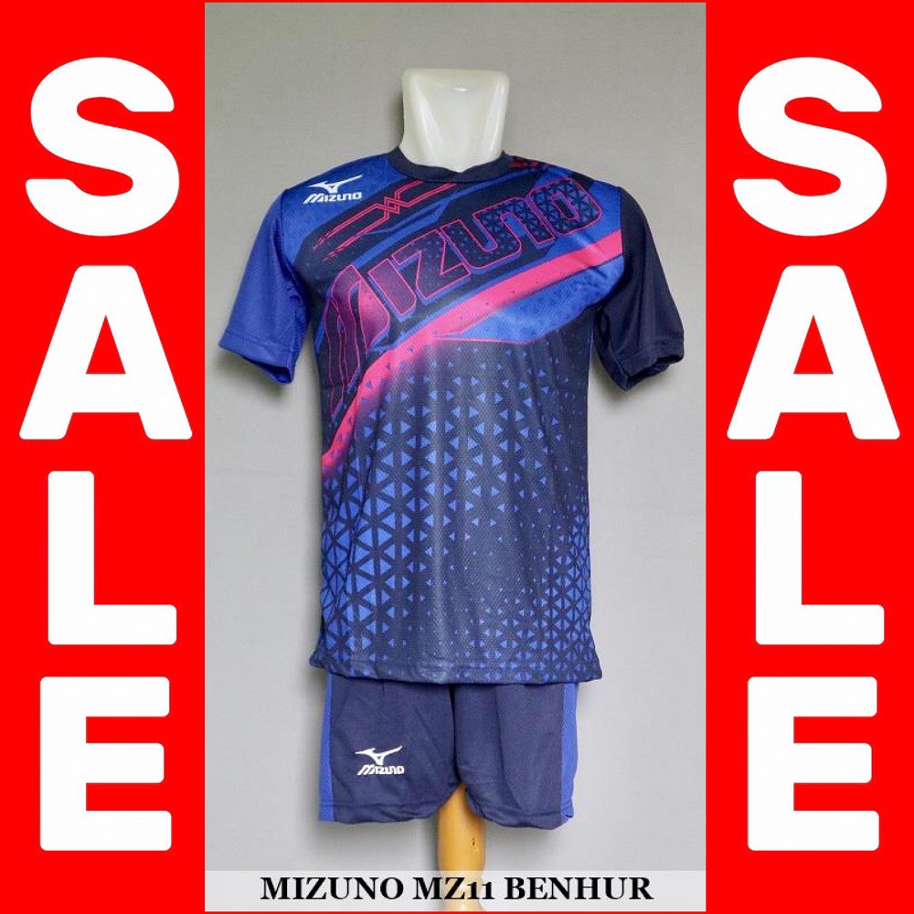 Setelan Voli Volly Volley Mizuno MZ11 Baju  Kaos Jersey 