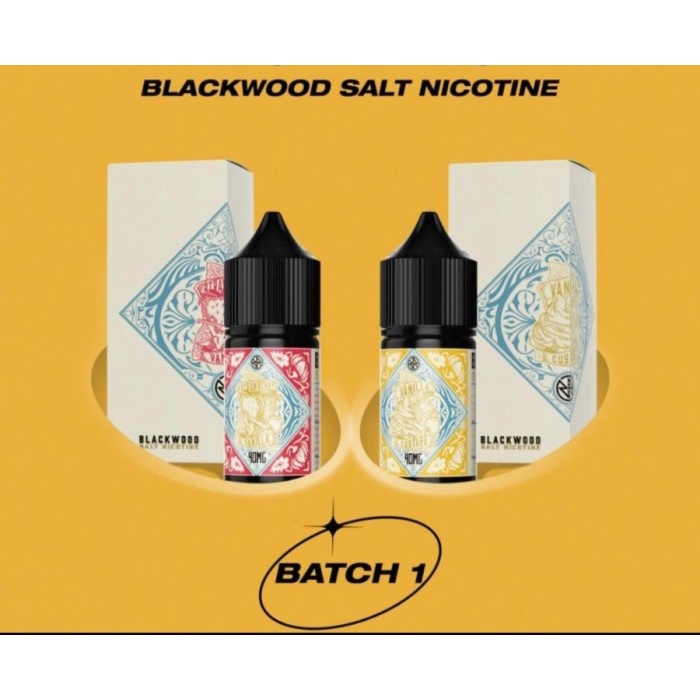 (SALT) BLACKWOOD MASTERPIECE STRAWBERRY VANILLA TOBACCO 30ML 40MG