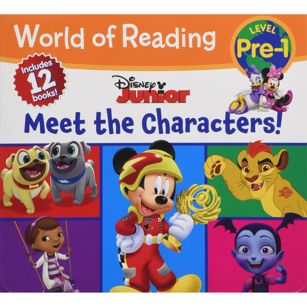 WORLD OF READING DISNEY JUNIOR MEET THE CHARACTERS PRE LEVEL 1 BOX SET Shopee Indonesia