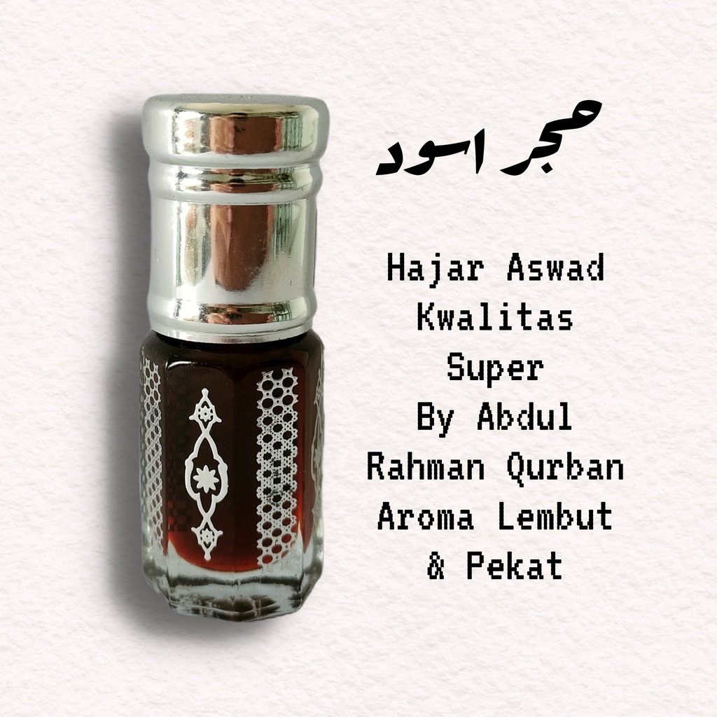 COD Parfum Hjar Aswad super by Abdul Rahman Qurban minyak wangi  murni