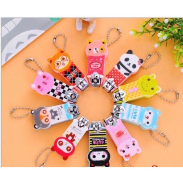 GUNTING KUKU / JEPIT KUKU KARAKTER ANAK CLIPPER GANTUNGAN KUNCI LUCU