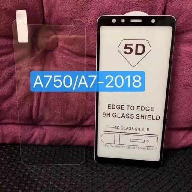 Tempered glass full samsung A750/A7 2018
