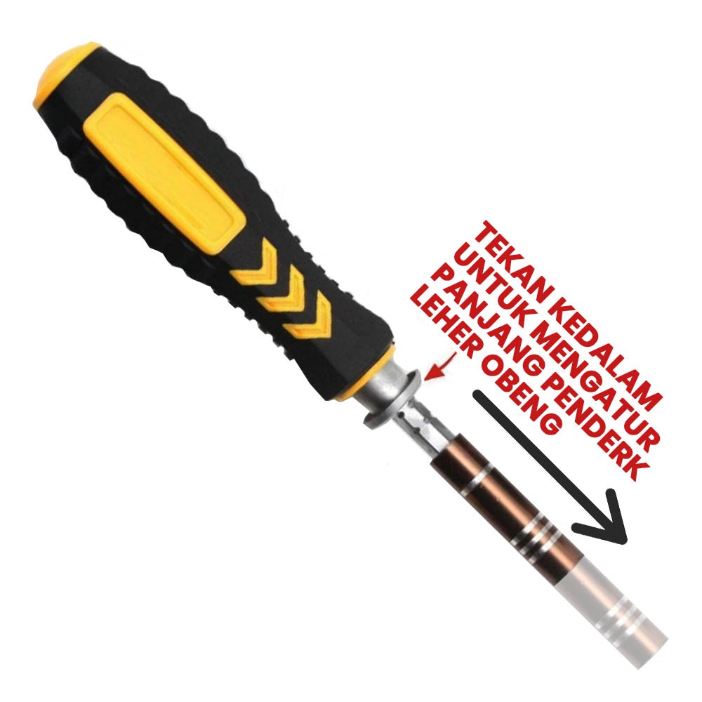 48 In 1 SET OBENG PROFESIONAL TOOLS SET Multifungsi Simple Lengkap Peralatan Kunci FATICK DK-7058 Ge