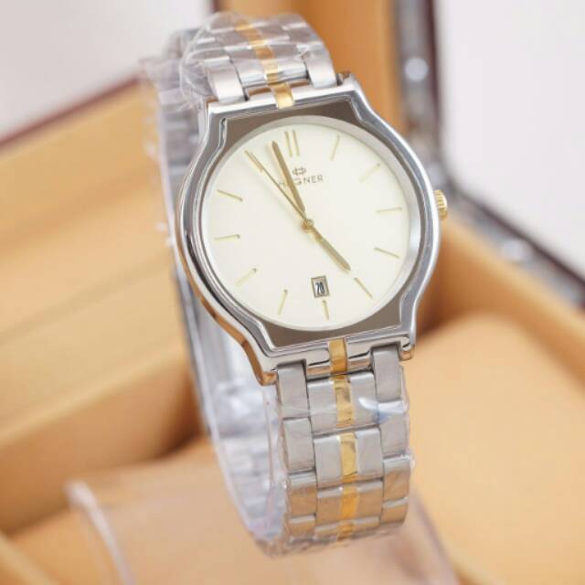 100 % ORIGINAL Jam Tangan Pria/wanita HEGNER ORIGINAL KOMBINASI