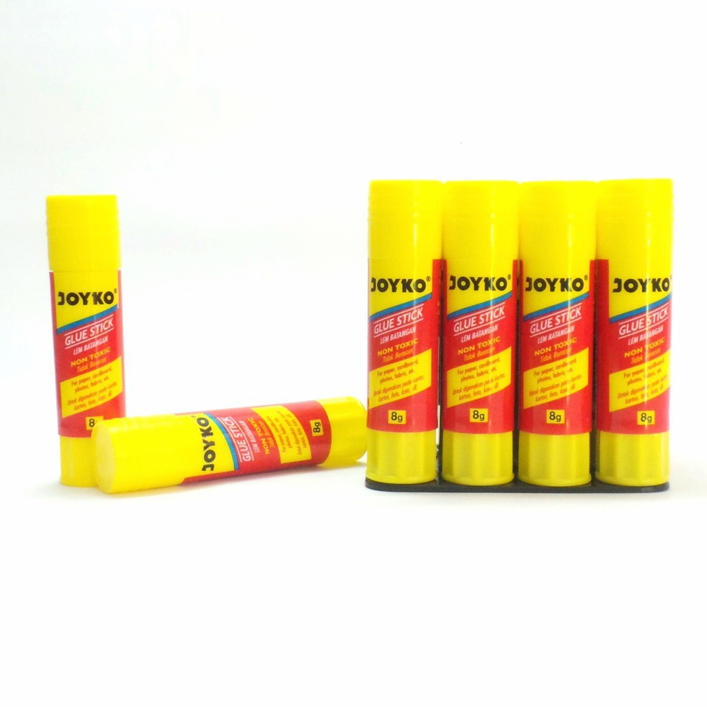 Lem Kertas Stick Joyko 8gram Glue Stick Cocok Untuk DIY Slime Anak Aman Murah Harga Per Pcs