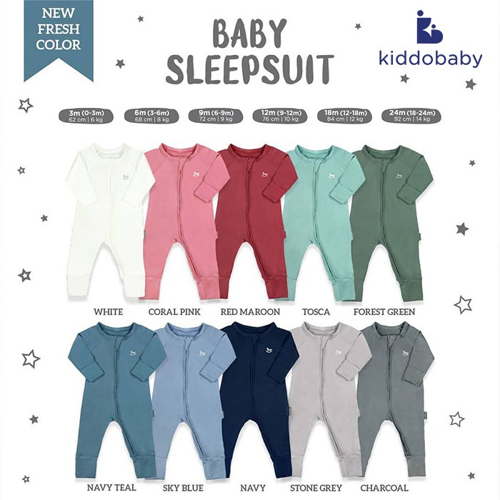 Little Palmerhaus Baby Sleepsuit 3m