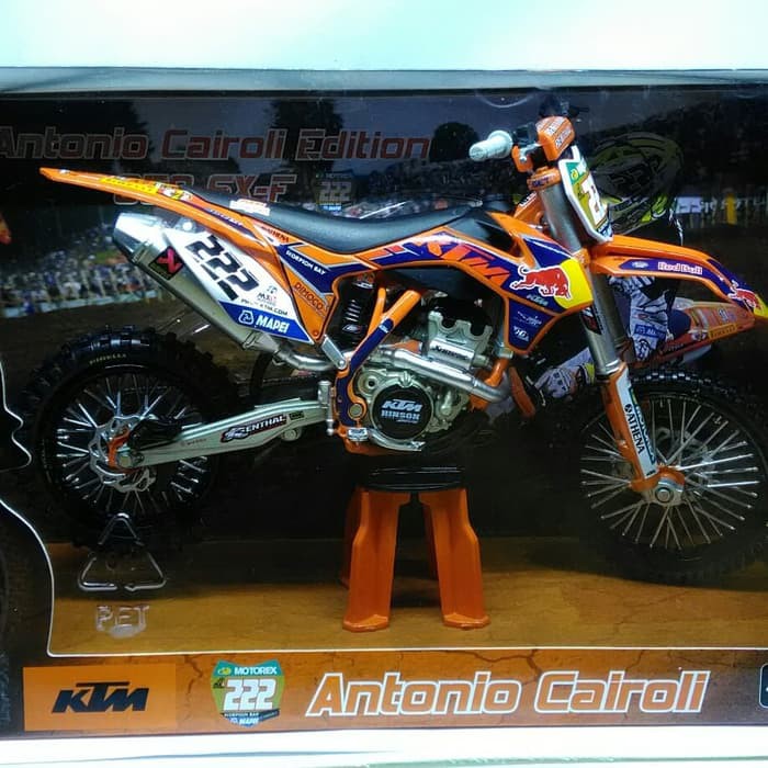 Diecast New Ray Vespa - Diecast Motogp - Diecast Ducati Diecast Miniatur Motor Cross Trail Ktm 350