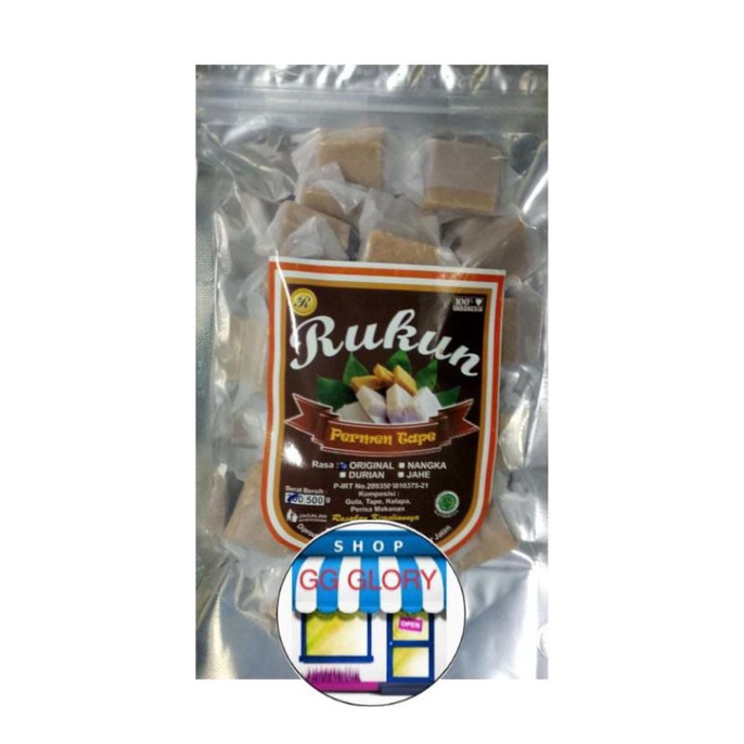 

permen tape rasa original/jahe/nangka/durian cap rukun 500 gr