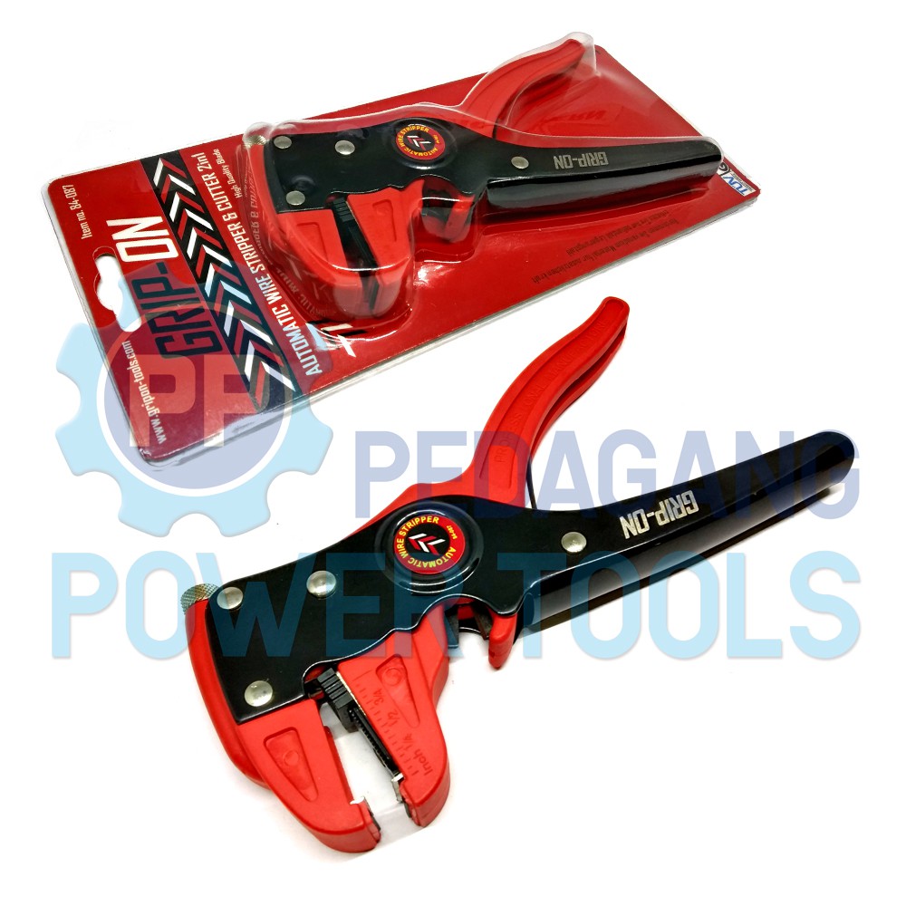 GRIP ON TANG KUPAS POTONG KABEL F WIRE STRIPPER CRIMPING CUTTER 84-087