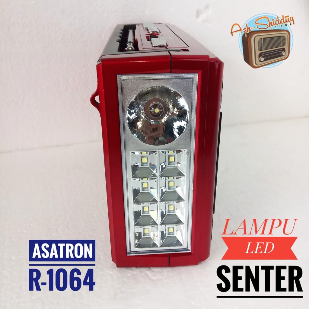 Radio FM AM SW Asatron R 1064 USB 100% ORI