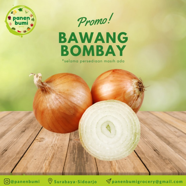 

Bawang bombay new zealand 500 gr