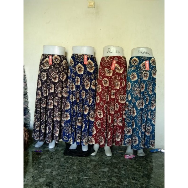 rok Jersey jumbo mayung motif murah dan berkualitas