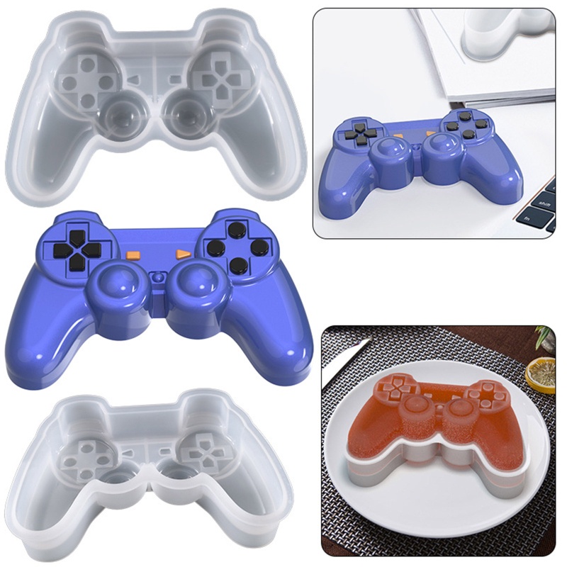 Siy Cetakan Resin Epoksi Bentuk Gamepad Asimetris Bahan Silikon Untuk Kerajinan Tangan DIY