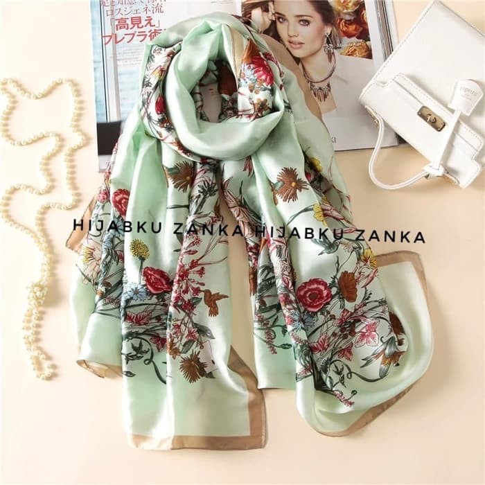 pashmina/scarf silk sutera impor