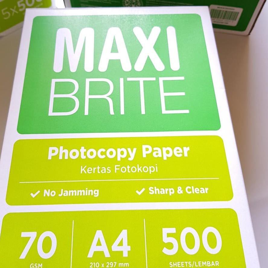 

(wlv-764) Kertas HVS A4 70 gr 70 gsm 70g sm MAXI BRITE ^^