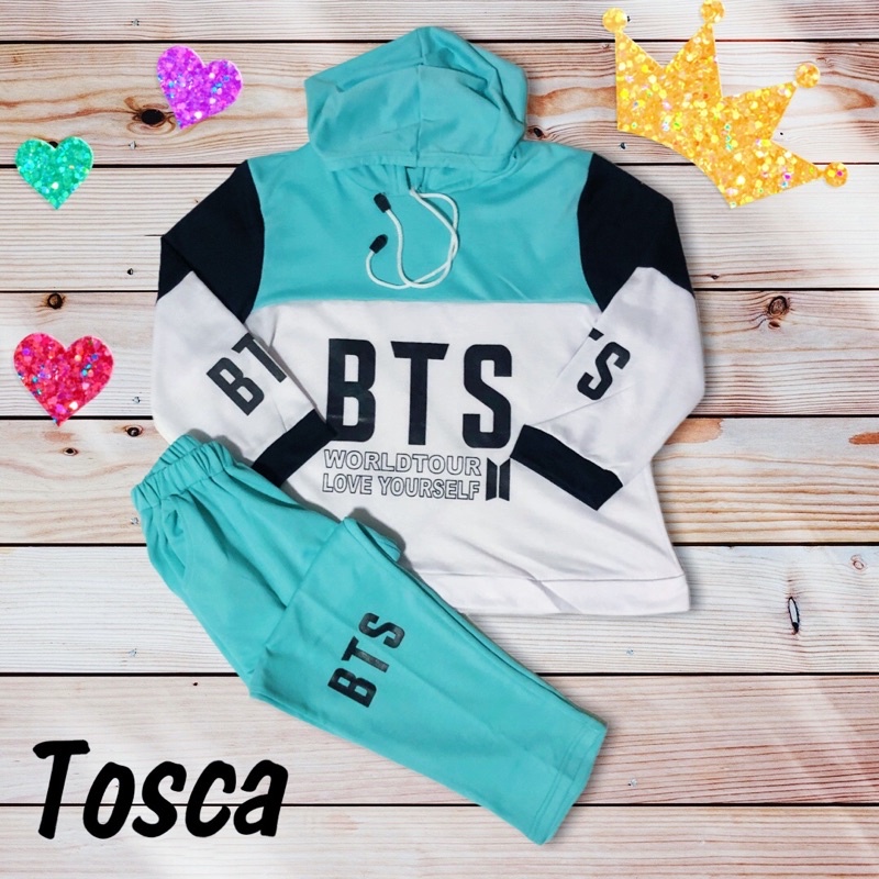 Stelan Anak Tanggung HOODIE  Love your Self untuk kisaran umur 9-12 th