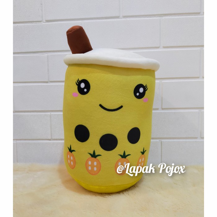 Boneka Bubble boba milk brown TERMURAH 