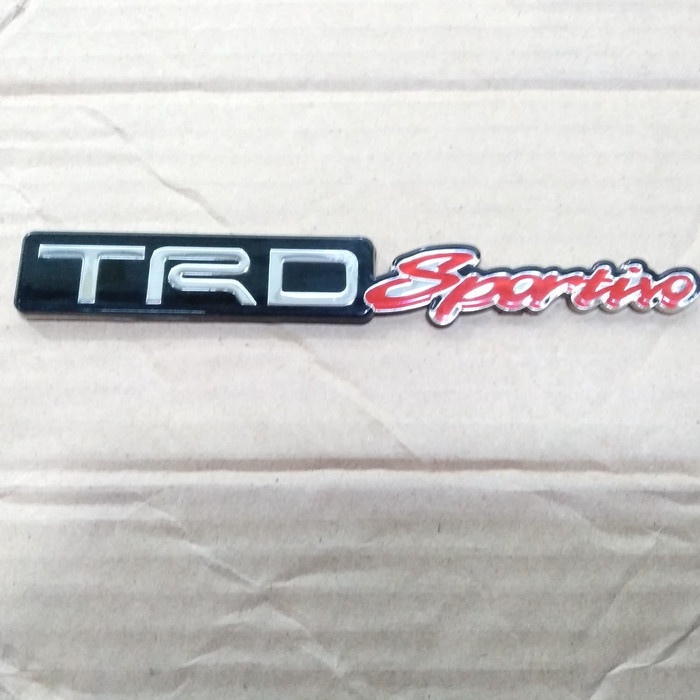Emblem TRD Sportivo Logo TRD Sportivo Stiker TRD Sportivo Kombinasi