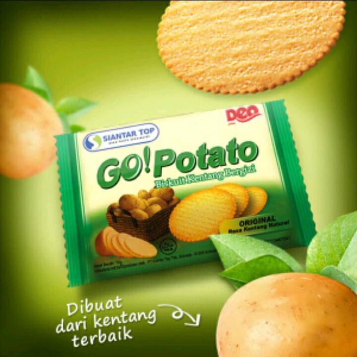 

4eh Go! Potato Biscuit Renceng 10 X 10 Gram 60Jhh