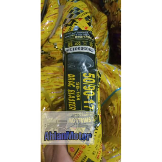Ban Luar SWALLOW 50/90-17 Tubeless/Ban Luar 50/90-17  murah /Ban Luar 50/90-17 Gundul
