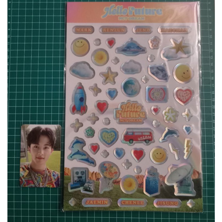 epoxy sticker nct dream hello future mark