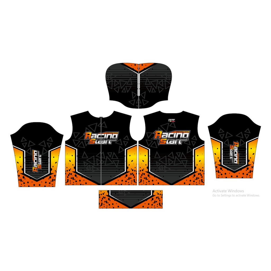 Jacket Racing Hell_Motif Black_Jacket racing pria dan wanita Terlaris