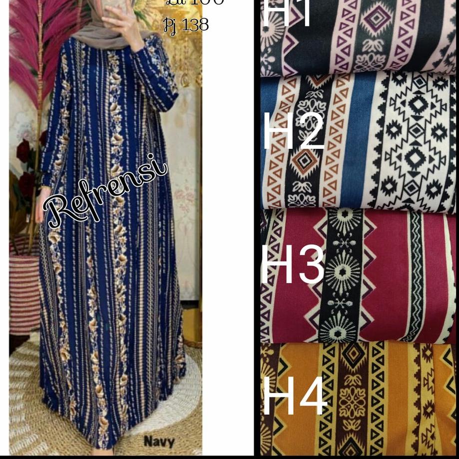 (VIRAL) Gamis  Murah /  HYGET Busui Tali Serut Samping MOTIF dy